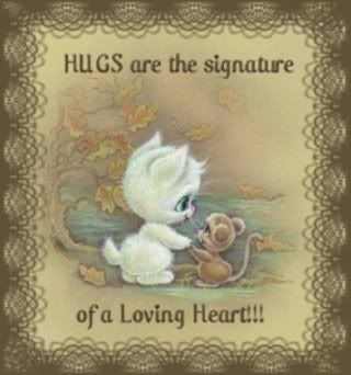 hugs kitty