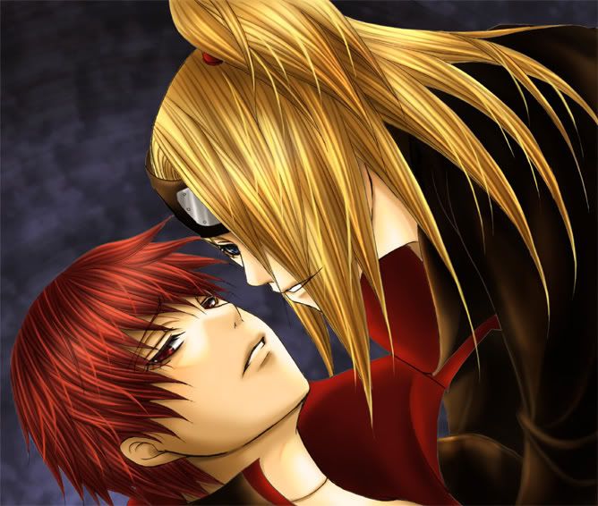 deidaraanssasoriyaoi.jpg Deidara and Sasori yaoi image by neonM deidaraanssasoriyaoi.jpg Deidara and Sasori yaoi image by neonM