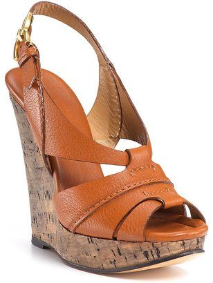 ChloÃ© Wedge chloé wedge  Cork Slingbacks slingback sandals with cork