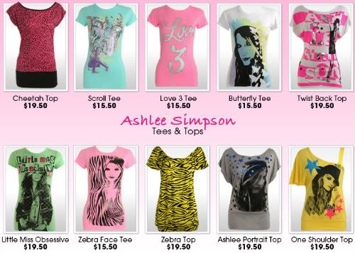 Ashleee Simpson Tshirts Ashleee Simpson Tshirts