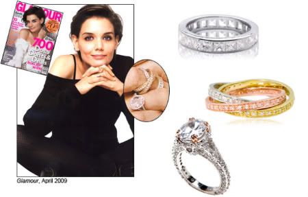 katie holmes wedding ring. Katie Holmes on cover of