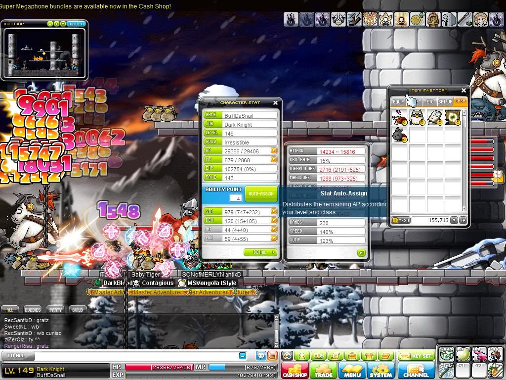 Maplestory mercedes hp wash #2