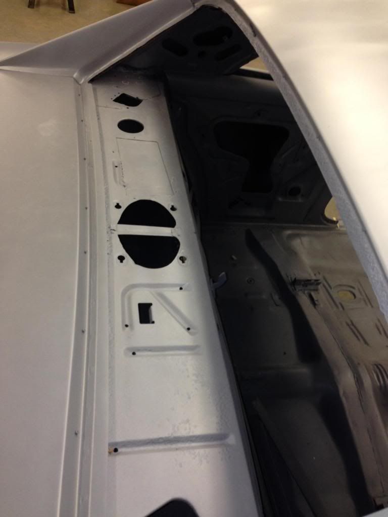 67 Chevelle Rear window trim Stud locations 2 door coupe Team Chevelle