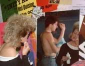 Marnie and Dan in dressing room