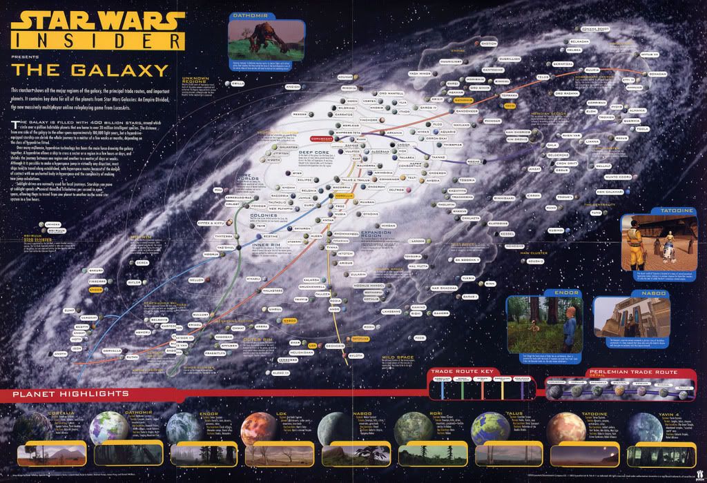 Star Wars Galaxy Map Poster. View Full Version: Galaxy Map