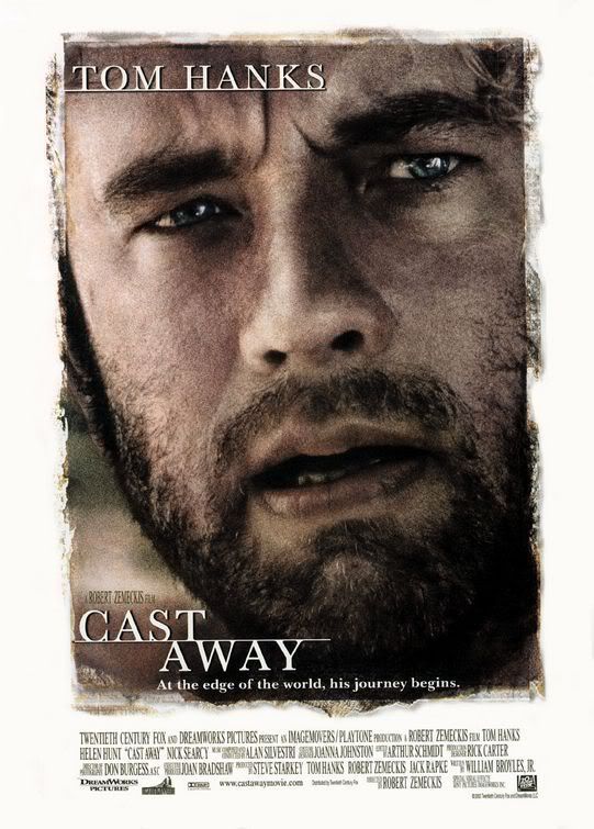 tom hanks castaway wilson. tom hanks castaway raft.