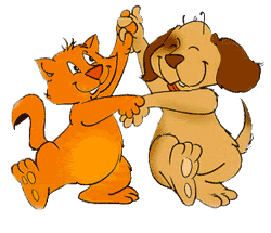 dancing cat and dog Pictures, Images and Photos