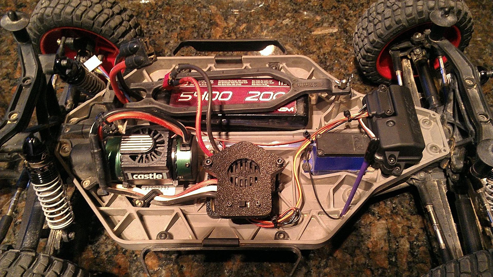 traxxas slash 4x4 receiver box