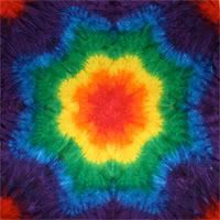 Rainbow Kaleidoscope Playsilk - 21.5" x 21.5"