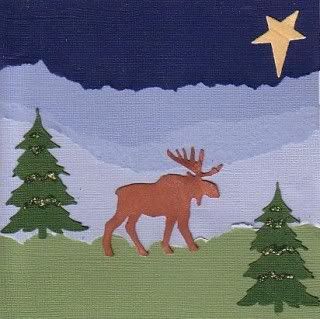 Winter Moose