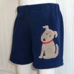 Dog Fleece Shorts - size 2
