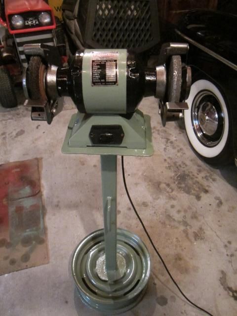 Homemade Bench Grinder Stand