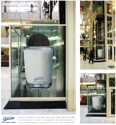 Elevator Ad: Oreo