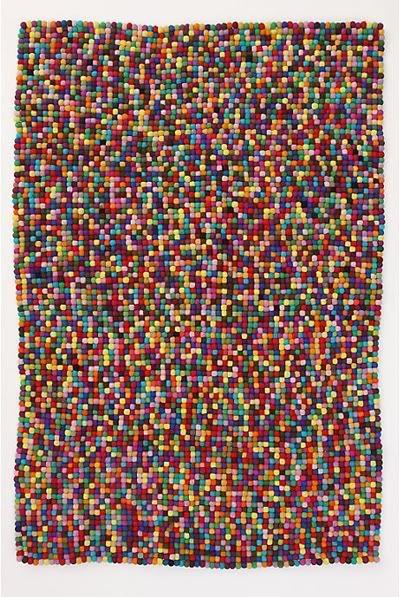 felt pixel rug