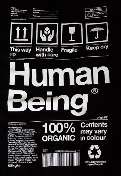 human being tshirt origin68