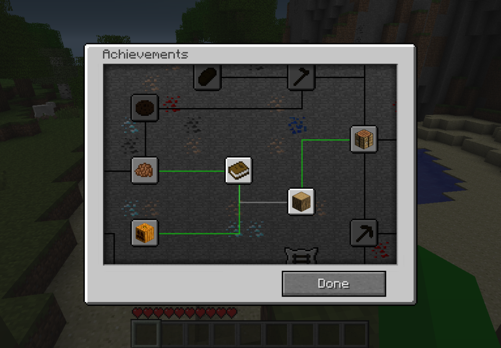 Screenshot of the Achievement Icons