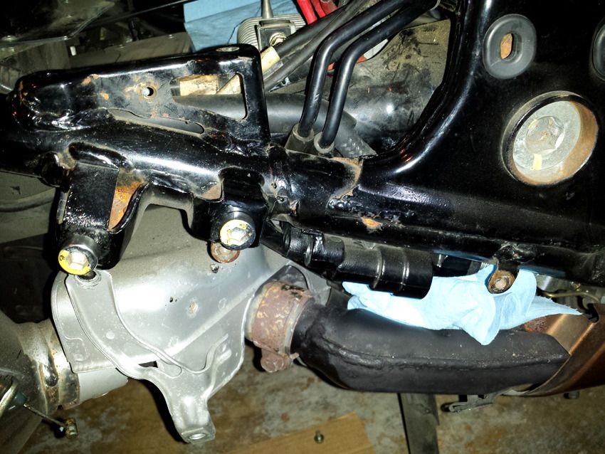 GL1500 replacing that dreaded rear brake line Steve Saunders Goldwing Forums
