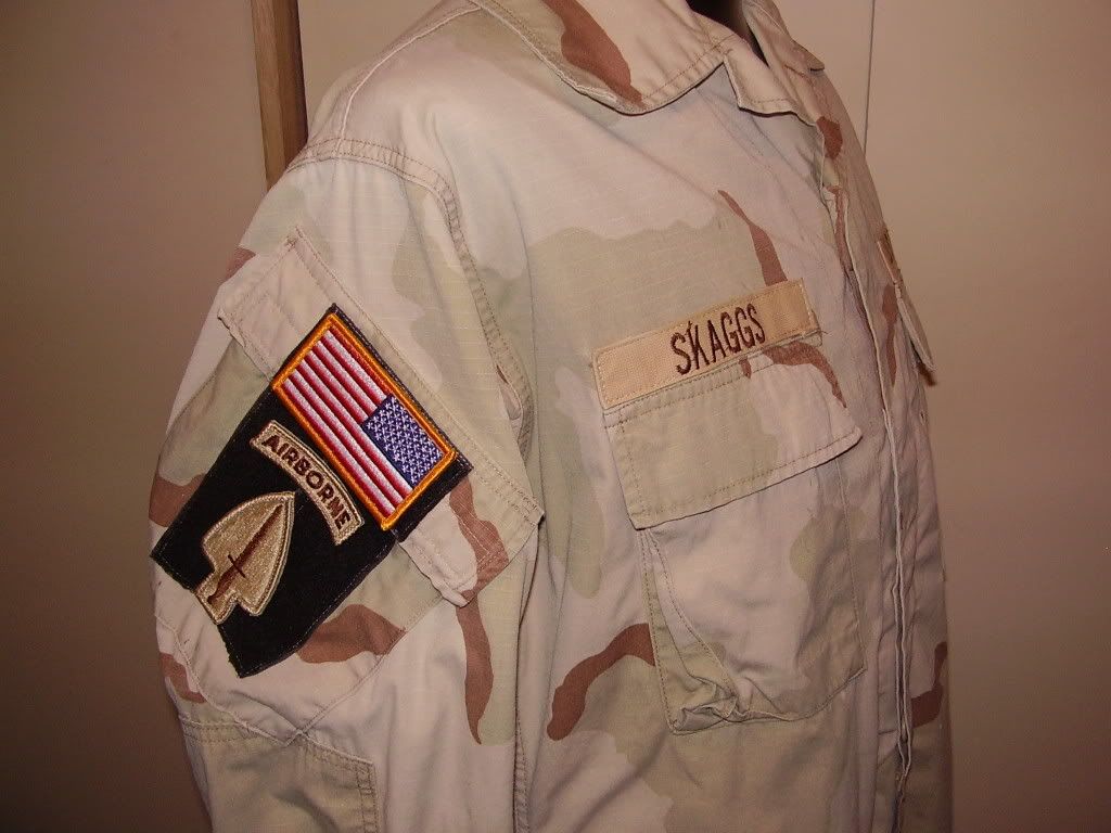 SOCOM, Airborne patches with velcro