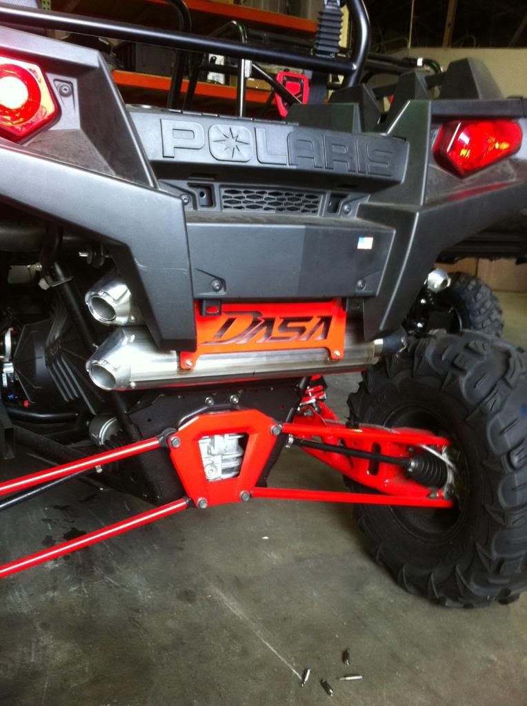 Polaris RZR XP 900 Dasa Dual Exhaust Pipes QUIET NEW eBay