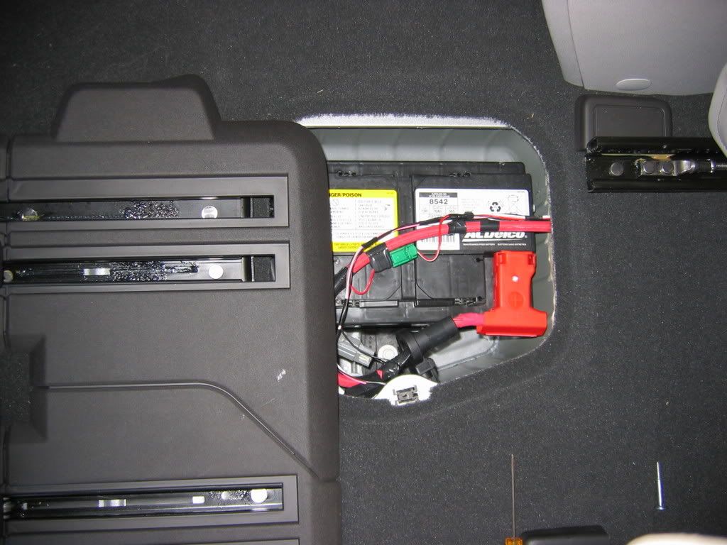 2010 GMC Acadia Battery Location