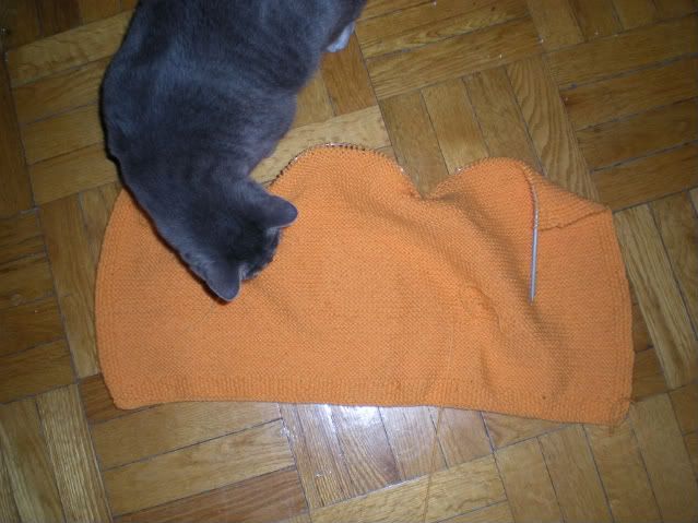 A very orange blanket
