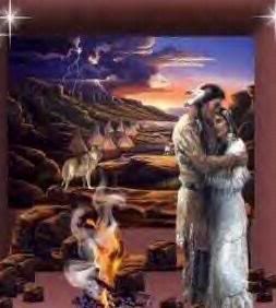 Native American Lovers III Pictures, Images and Photos