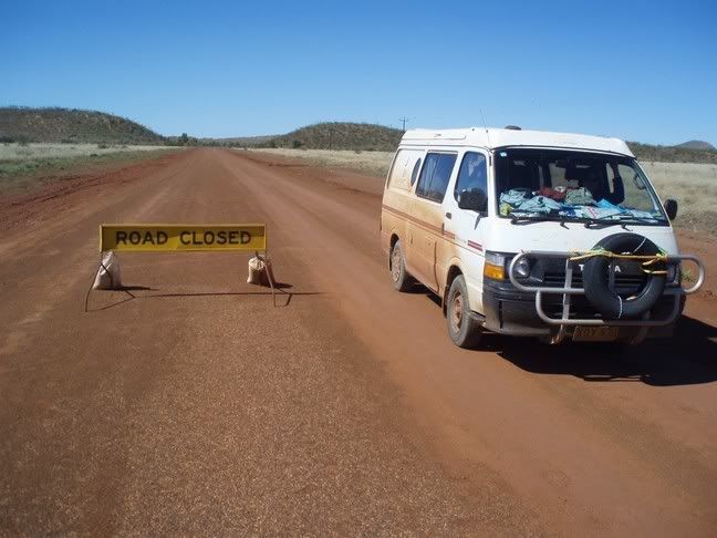 road closed