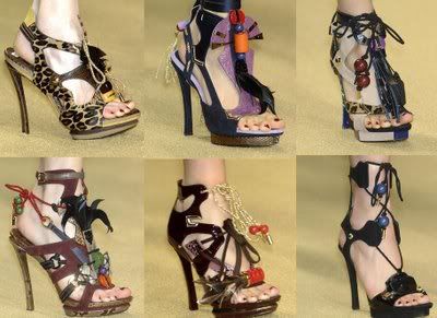 Knockoff Louis Vuitton Sandals at Bebe - Shoeaholics Anonymous Shoe Blog