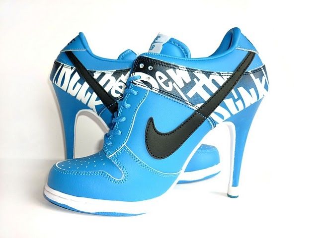 nike dunk sb high heels