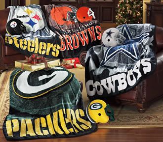 NFL Throws And Helmet Pillows