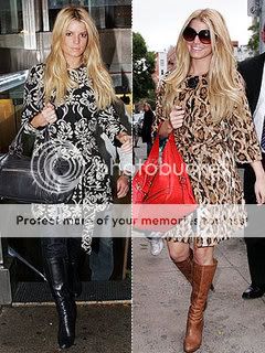 Jessica Simpson in Jessica Simpson Riding Boots - Steal The Style