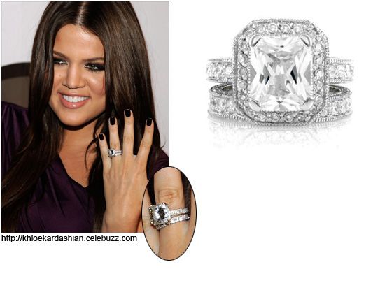 Khloe Kardsashian Fake Engagement Ring Photo