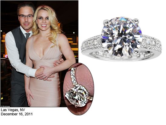 Brittany Spears Fake Engagement Ring Photo