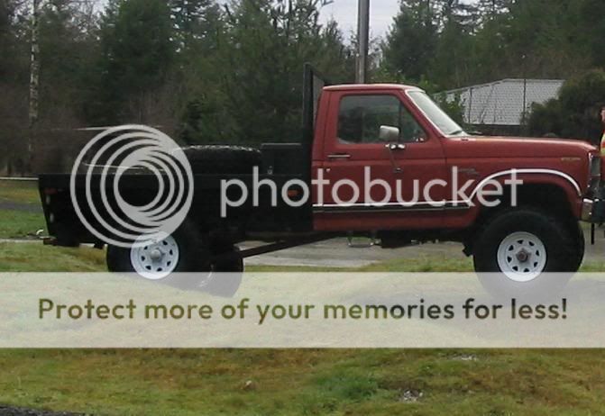 Limo ford truck with flat bed #9