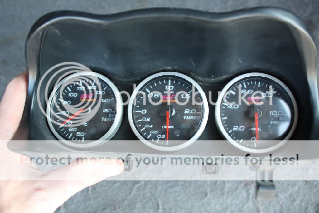 FS (For Sale) UAE STi Genome boost/oil temp/oil press gauges NASIOC