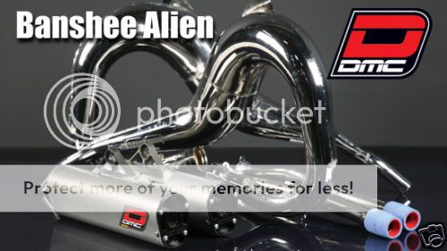 Honda TRX450R 04 05 Rossier Full Exhaust System Pipe  