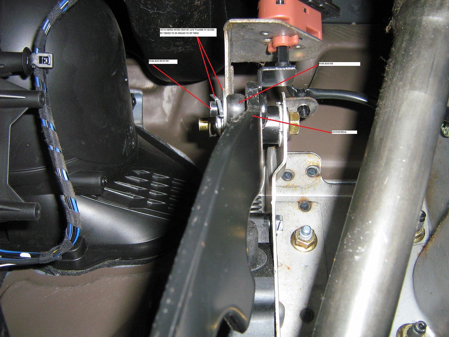 Ford fiesta clutch pedal problem #1